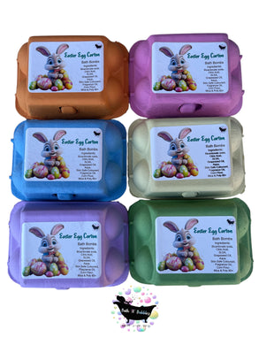 Easter Egg Cartons Plus a FREE BENNY THE BUNNY BATH BOMB